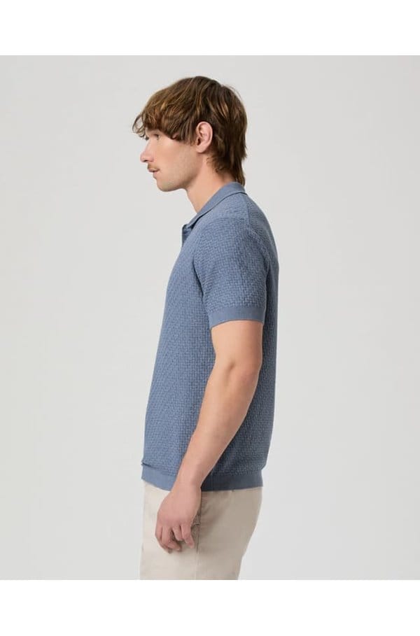 kiko sweater polo in tidal wave