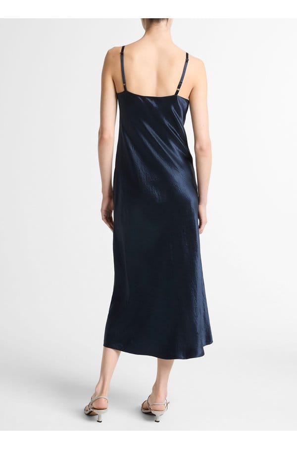 v-neck slip dress in coastal