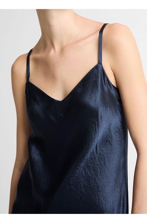 v-neck slip dress in coastal