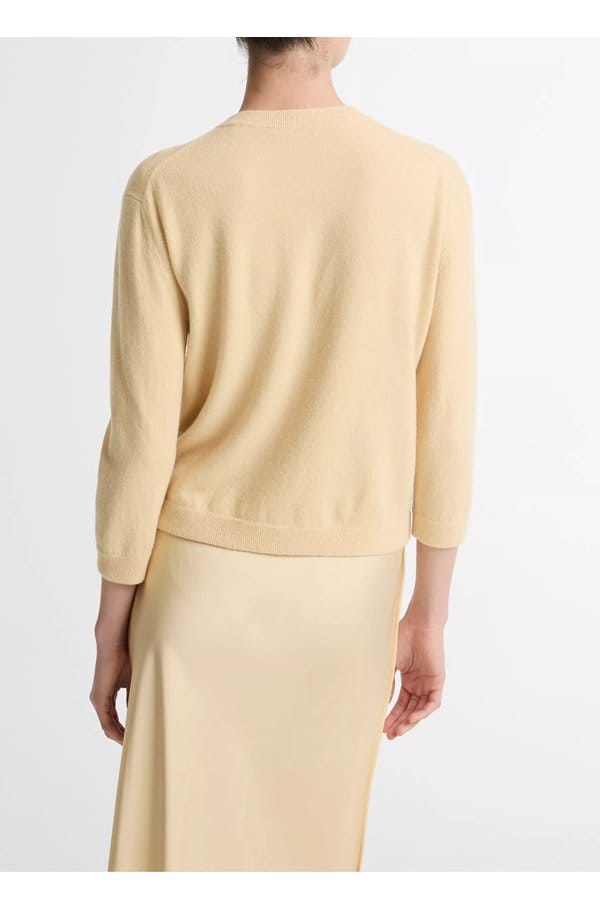 pocket cardigan in chamomile 