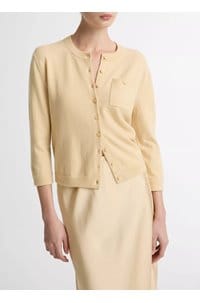 pocket cardigan in chamomile 