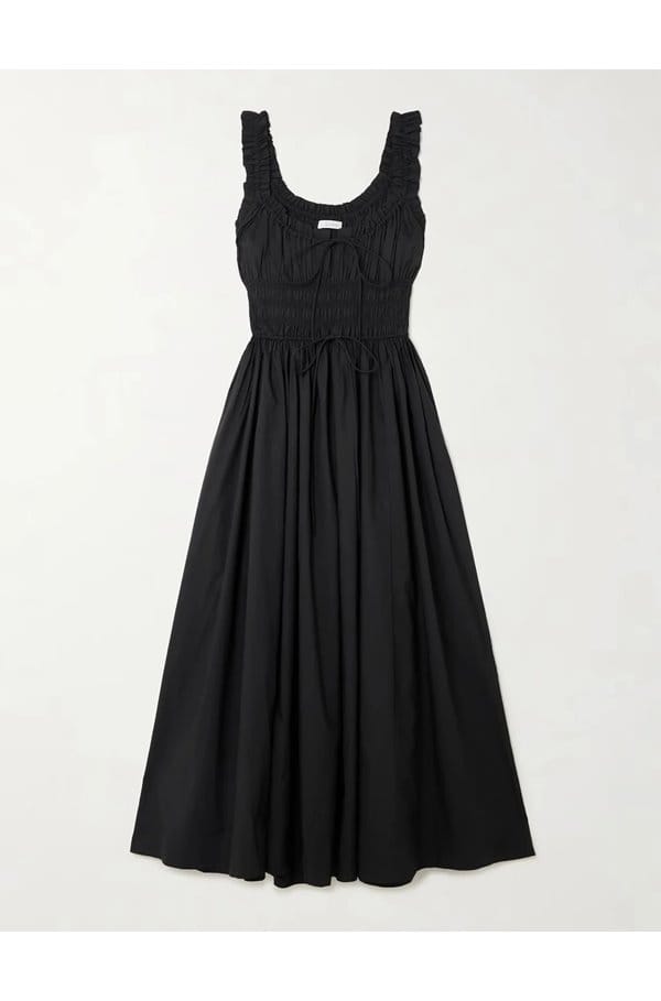 clover dress in black