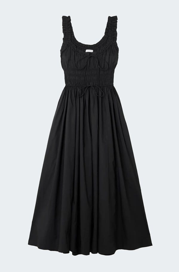 clover dress in black