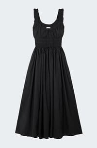 clover dress in black
