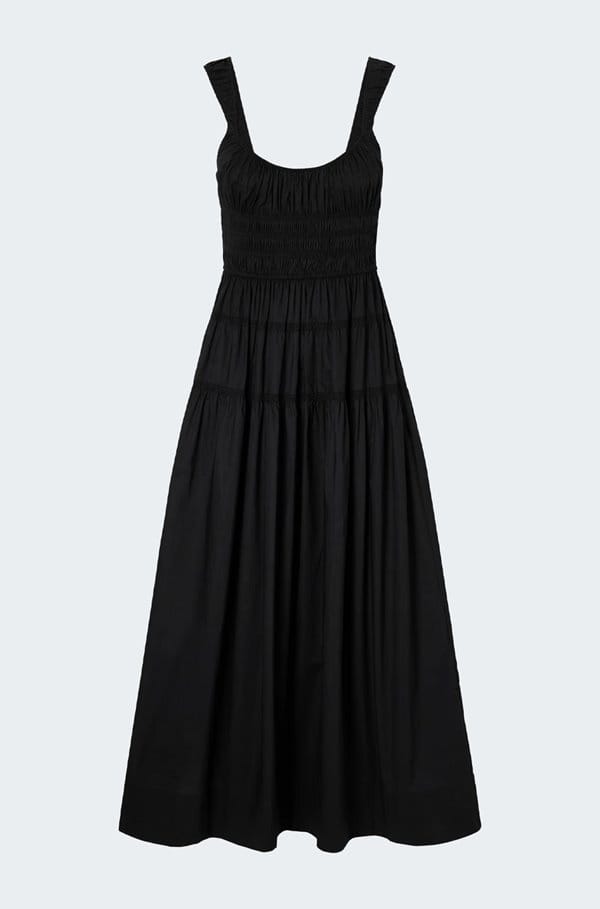 clover dress in black