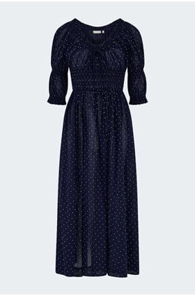 Ischia Dress in Adriatic Dot