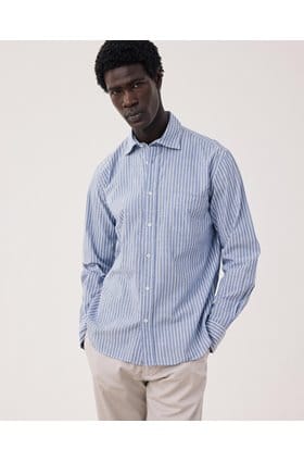 Paul Shirt in Blue and White