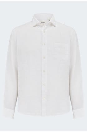 Paul Linen Shirt in White