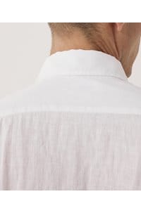 paul linen shirt in white