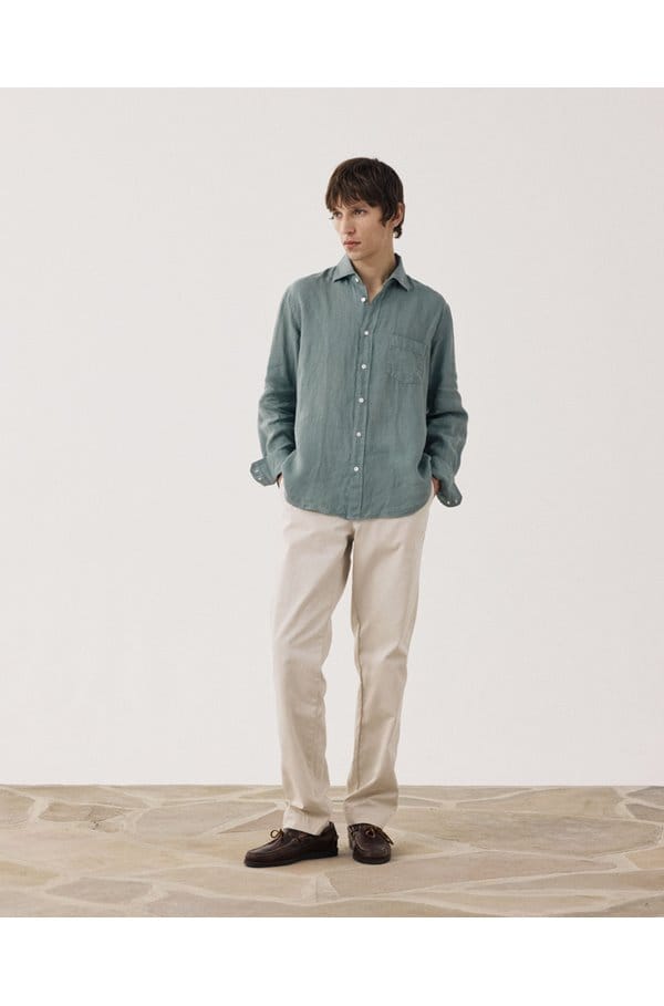 paul shirt in cactus green
