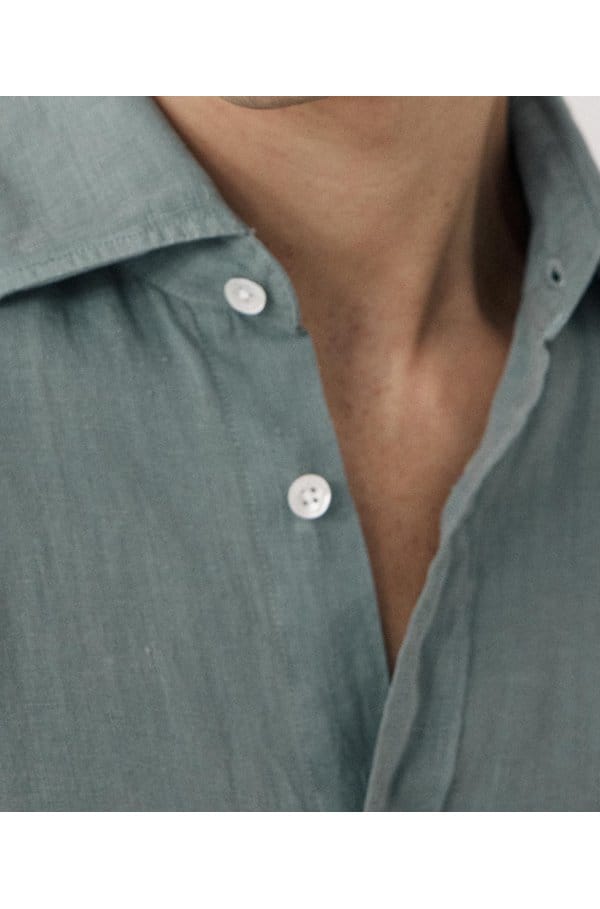 paul shirt in cactus green