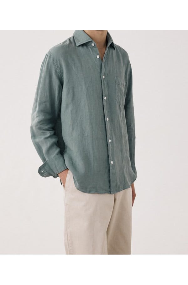 paul shirt in cactus green