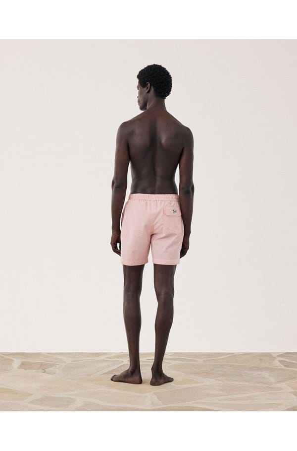 swim shorts in coral