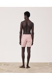 swim shorts in coral
