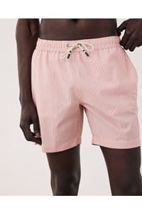 swim shorts in coral