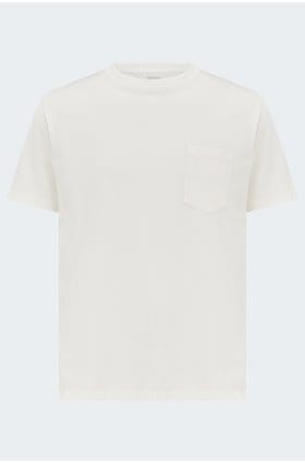 One Pocket Tee in Off White