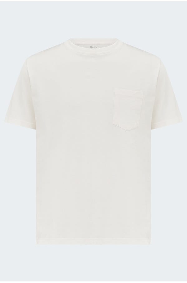 one pocket tee in off white
