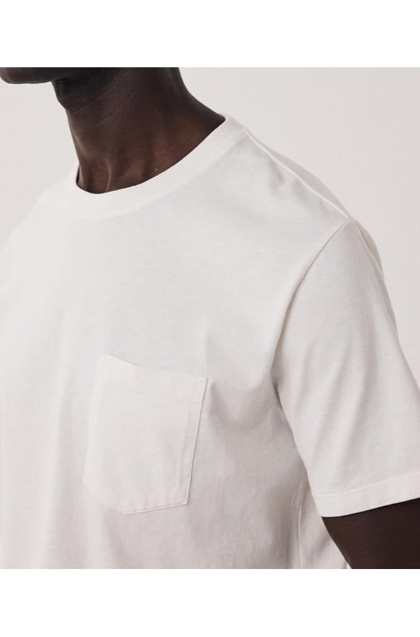 one pocket tee in off white