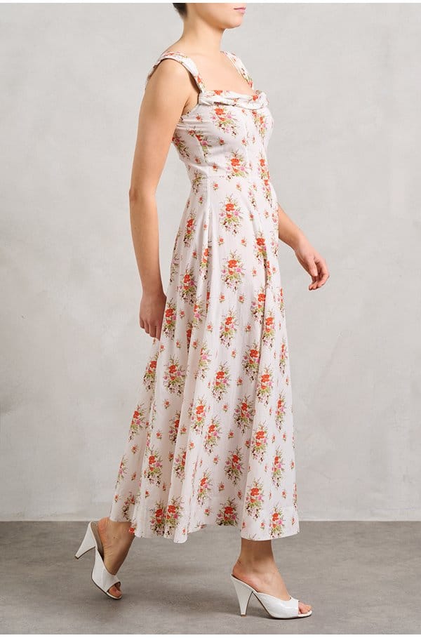 clea dress in rose petit bouquet de chamonix