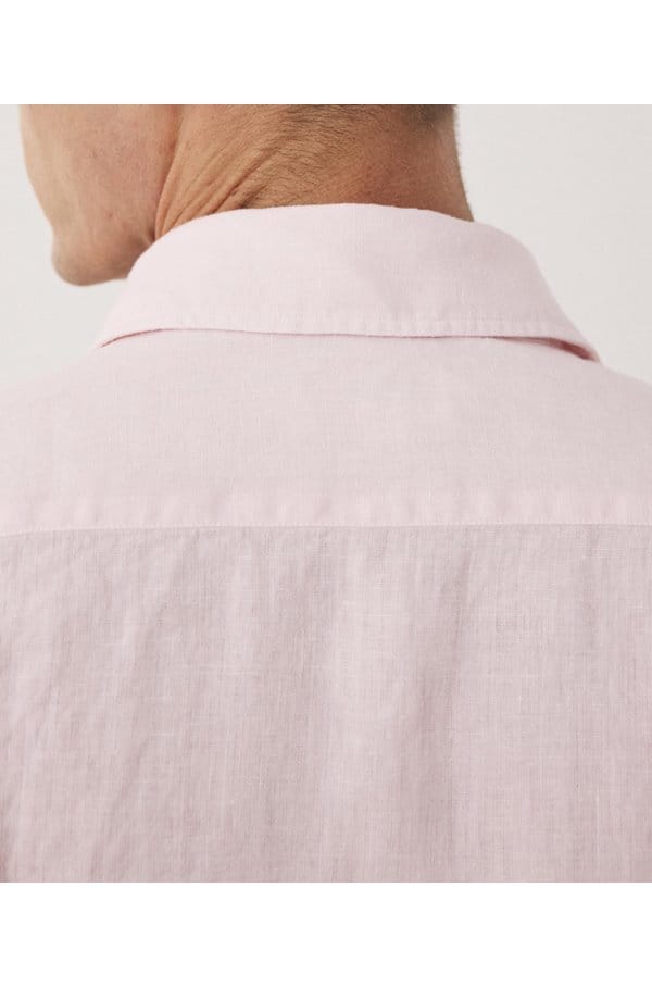 paul linen shirt in pink