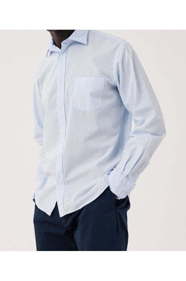 paul cotton lightweight shirt in sky