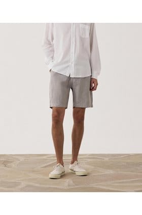 Joggy Linen Short in Sage