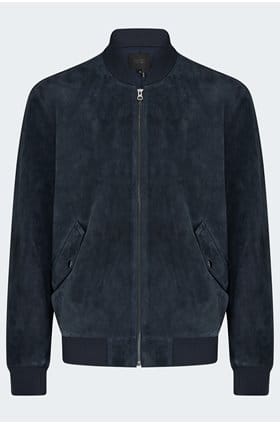 Chen Bomber jacket in Deep Anchor