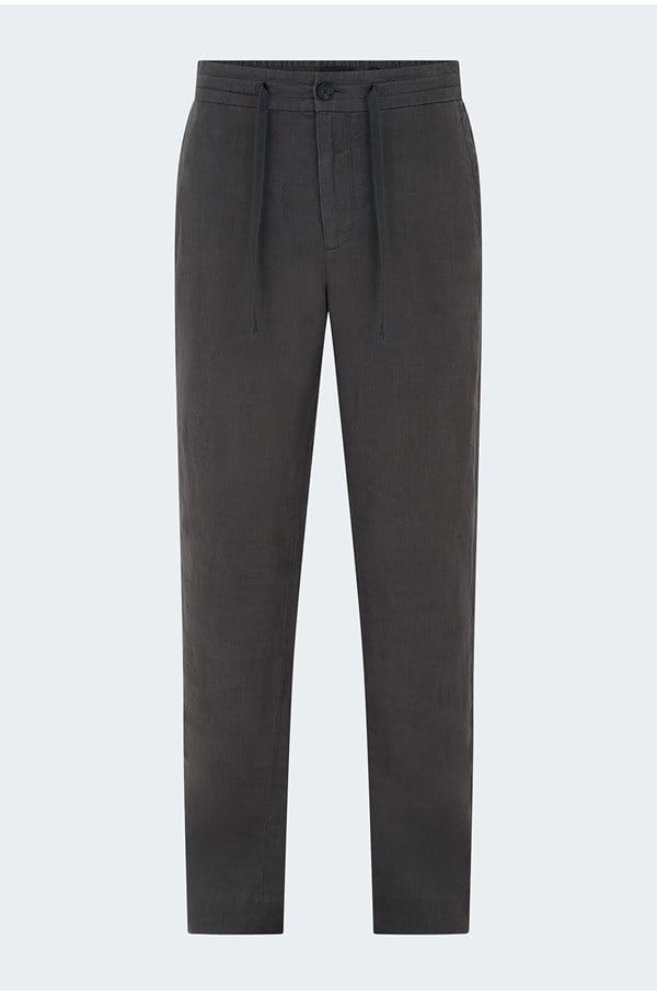 drawstring pants in slate