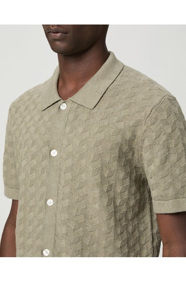 mendez sweater in lemongrass