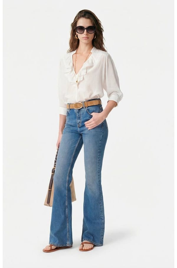 grenet blouse in blanc