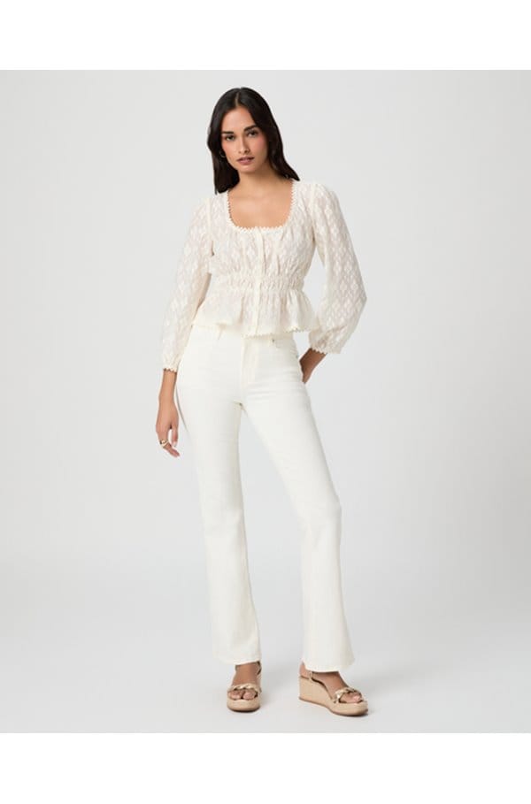 jay blouse in antique white