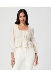 jay blouse in antique white