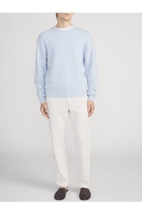The Straight Chino in Off White