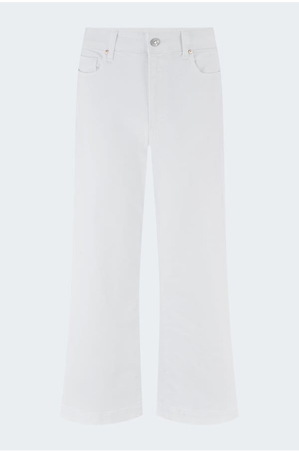 anessa wide jean in crisp white
