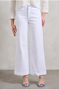 anessa wide jean in crisp white