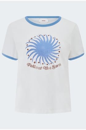 Frankie Tee in Blue Sunrise