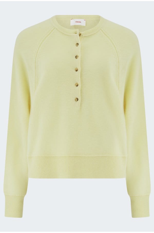 griffin sweater in butter yellow