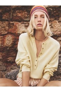 griffin sweater in butter yellow