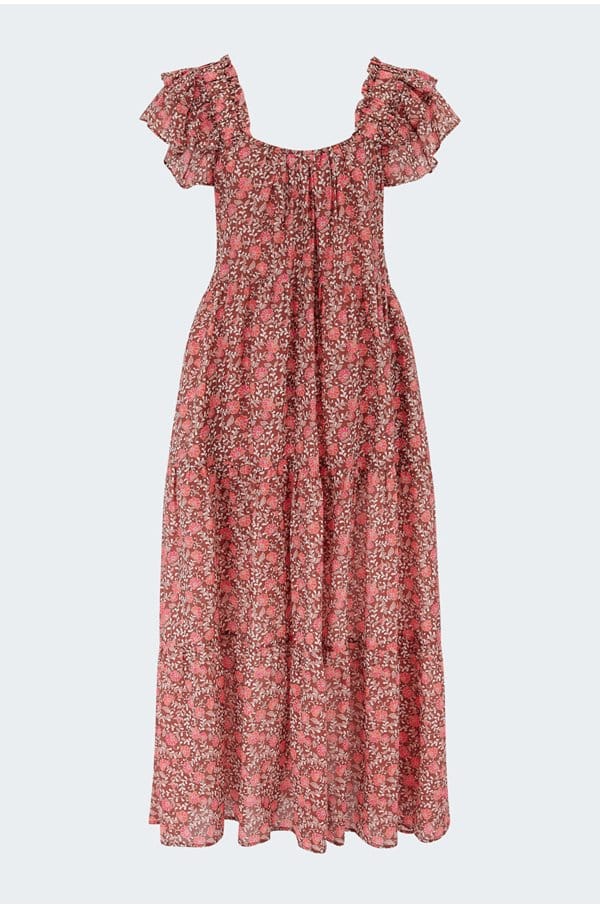 jaynie dress in sienna petals