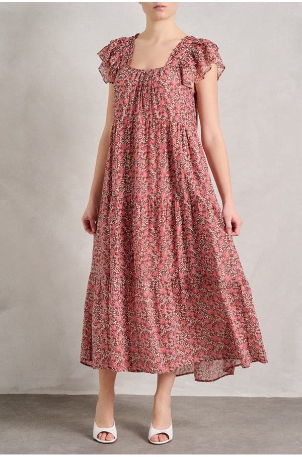 jaynie dress in sienna petals