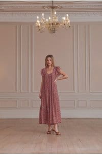 jaynie dress in sienna petals