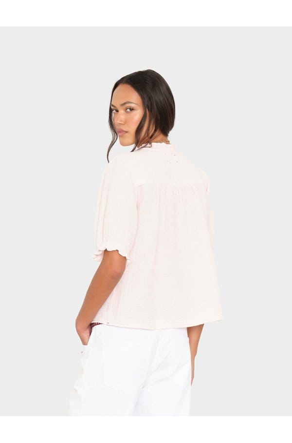 jenna shirt in pink dawn