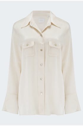 Tulip Shirt in Stone