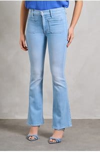 the patch pocket weekender flare in sauced by six