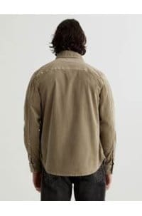curtis work shirt in industrial taupe
