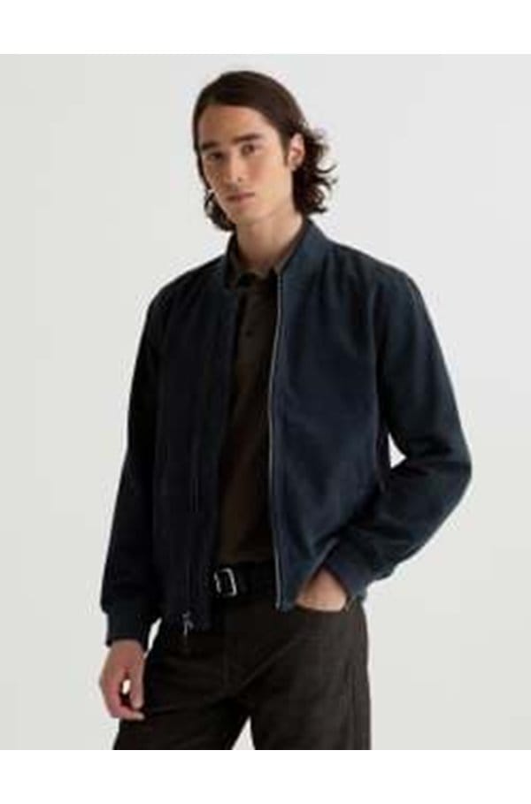 dayton bomber jacket in midnight chateau
