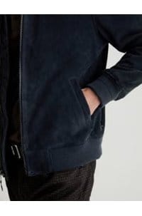 dayton bomber jacket in midnight chateau