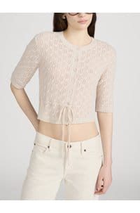 clover cardigan in oatmeal