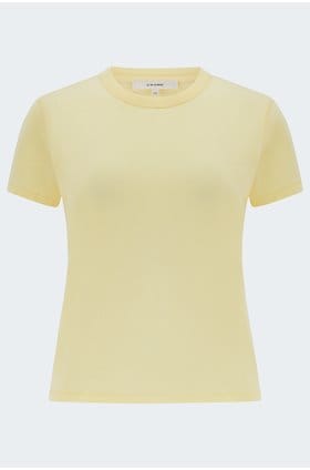 Vintage Baby Tee in Lemon