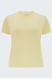vintage baby tee in lemon